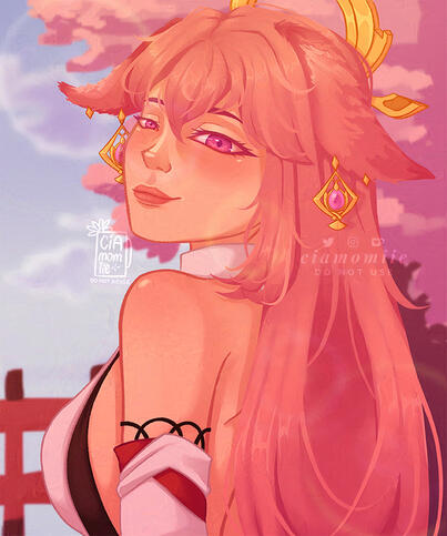 yae miko (genshin impact)